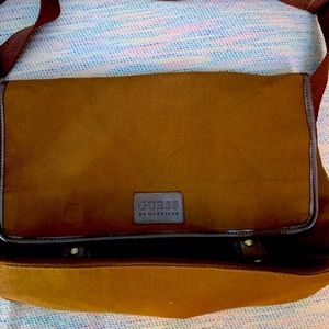 Guess - Marciano cross body, new 16x12in brown